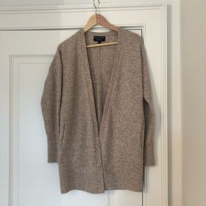 Banana Republic wool/alpaca open cardigan sweater